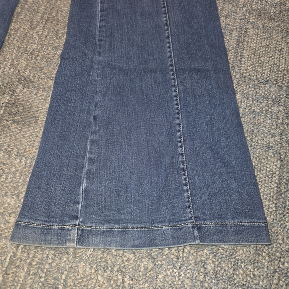Jealous Tomato Blue Flare Leg Button Fly Jeans - Picture 3 of 7